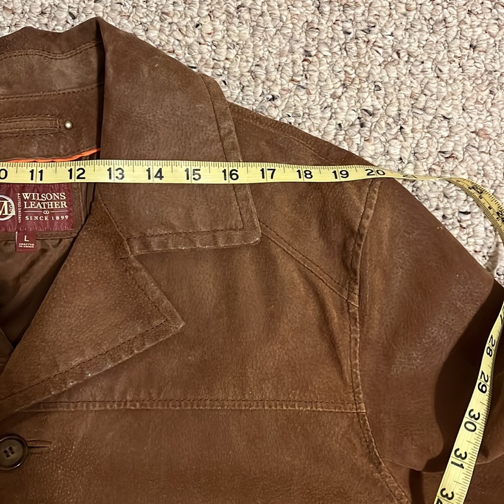 Leather Field Jacket - image 7